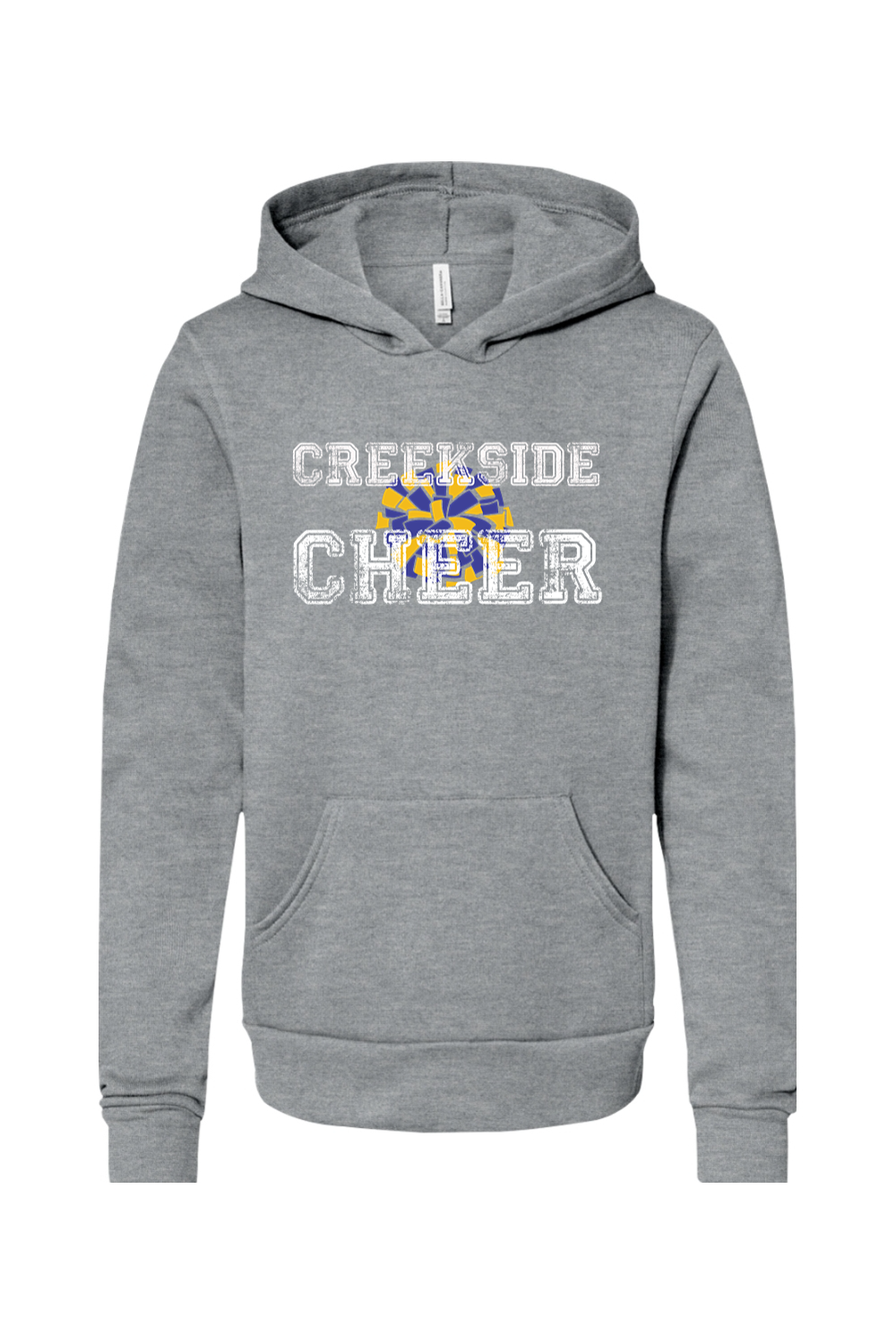 (YOUTH) Bella + Canvas Sponge Fleece Pullover Hoodie - Cheer