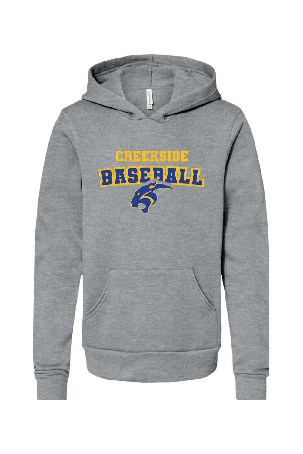 (YOUTH) Bella + Canvas Sponge Fleece Pullover Hoodie - Baseball