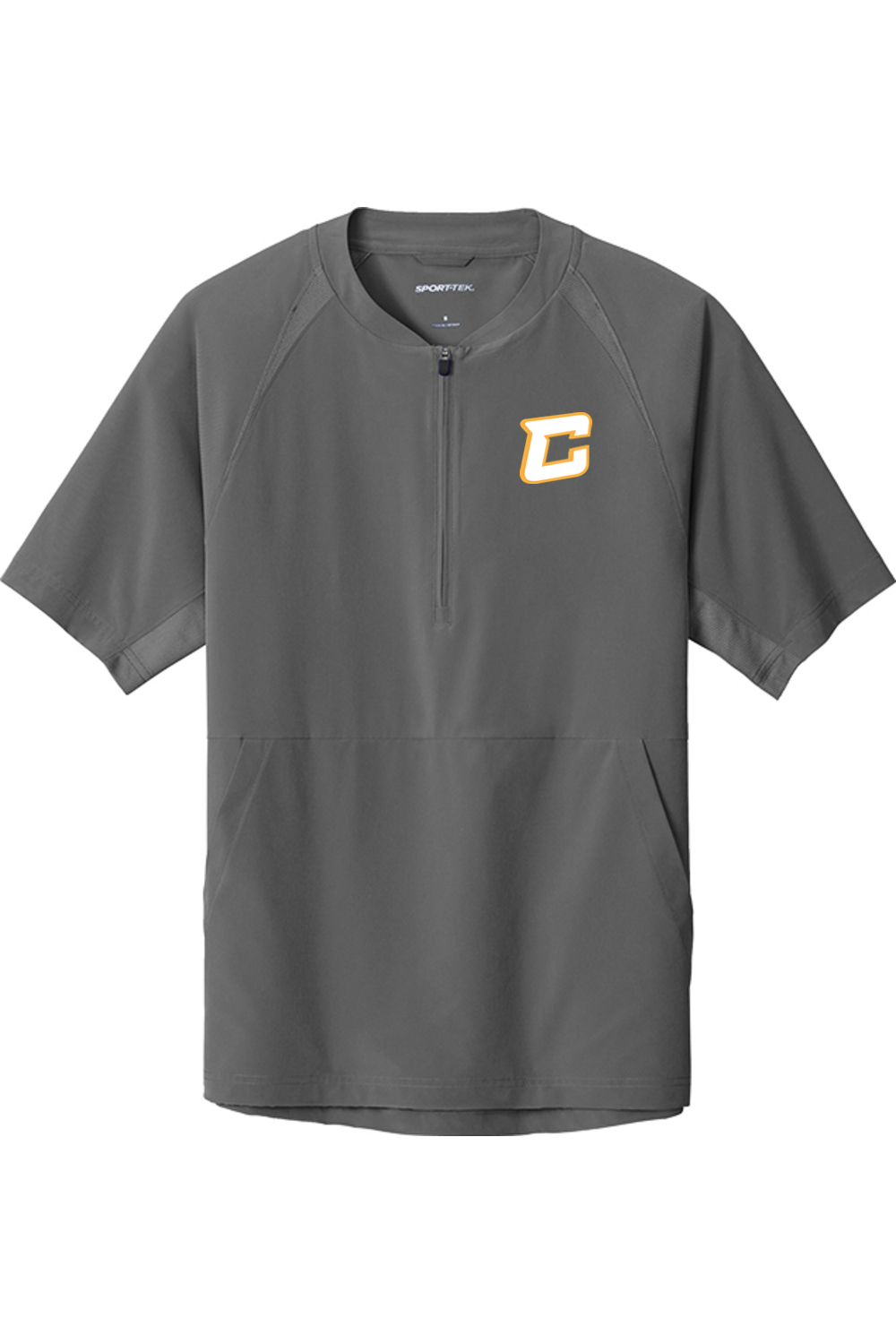 (ADULT) Sport-Tek Repeat 1/2-Zip Short Sleeve Jacket - Baseball