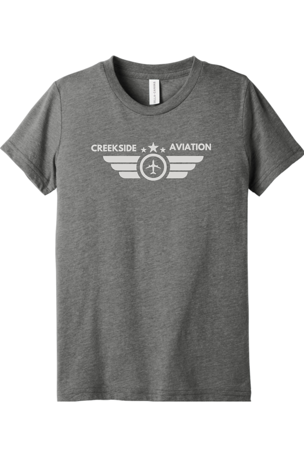 (YOUTH) BELLA+CANVAS Triblend Short Sleeve Tee - Aviation