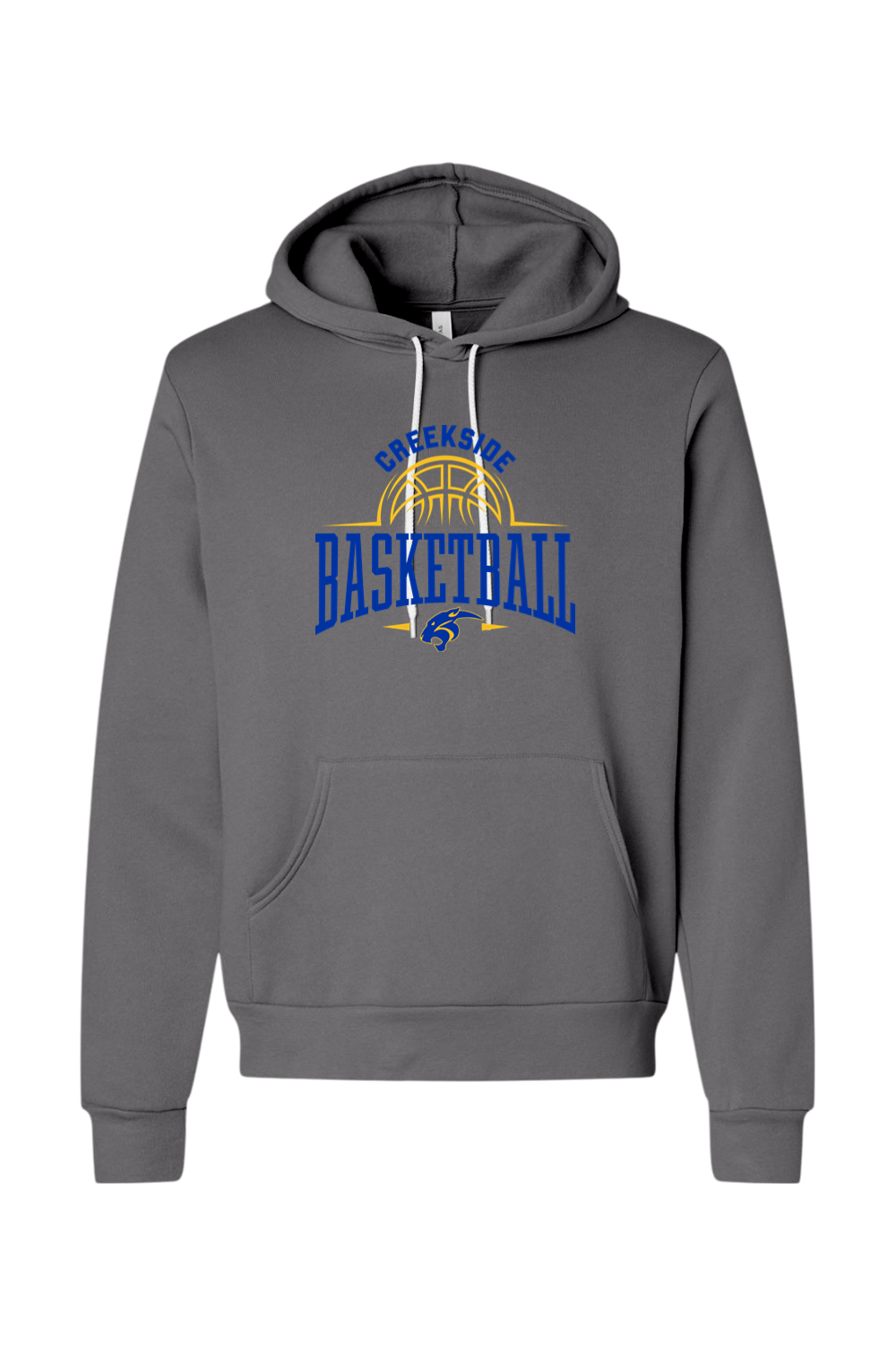 (ADULT) Bella + Canvas Sponge Fleece Hoodie - Basketball