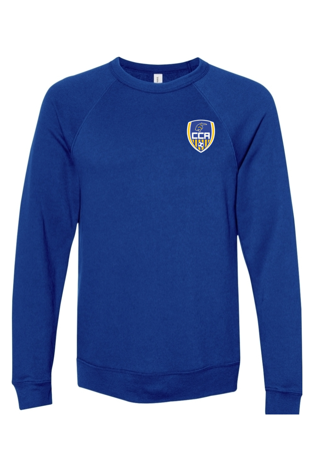 (ADULT) Bella + Canvas Sponge Fleece Raglan Crewneck Sweatshirt - Soccer