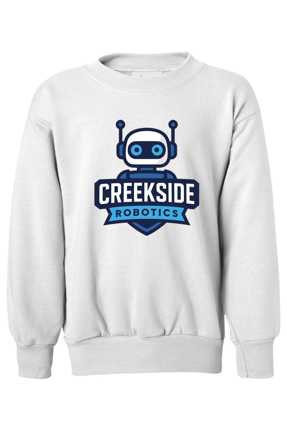 (YOUTH) Hanes Ecosmart Youth Crewneck Sweatshirt - Robotics