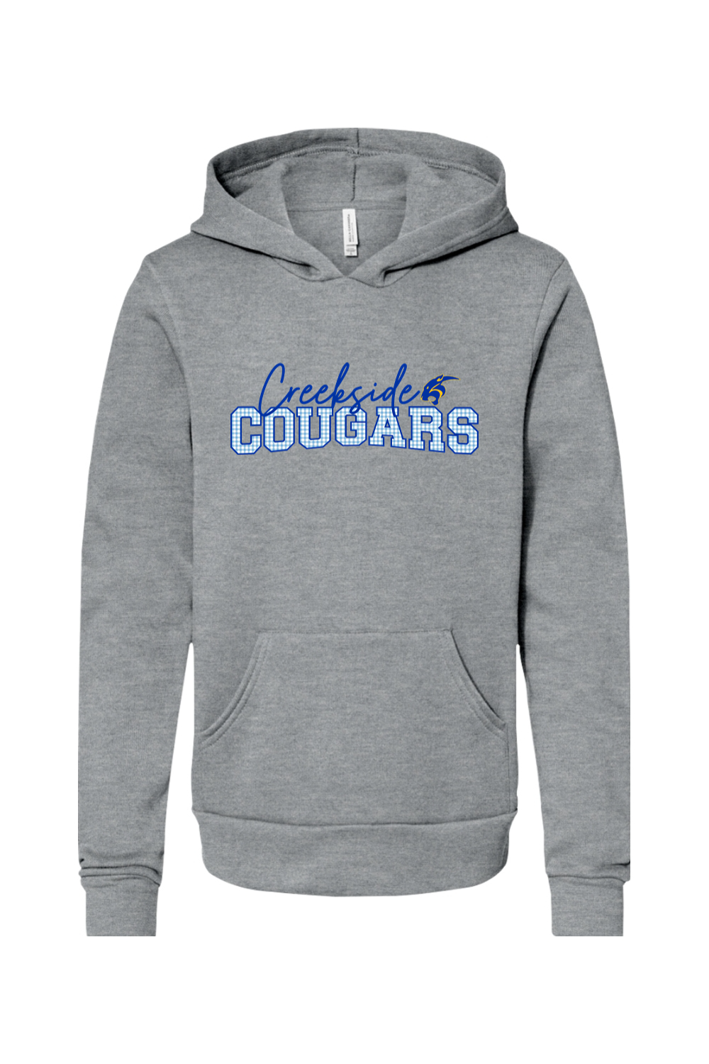 (YOUTH) Bella + Canvas Sponge Fleece Pullover Hoodie - Creekside Cougars