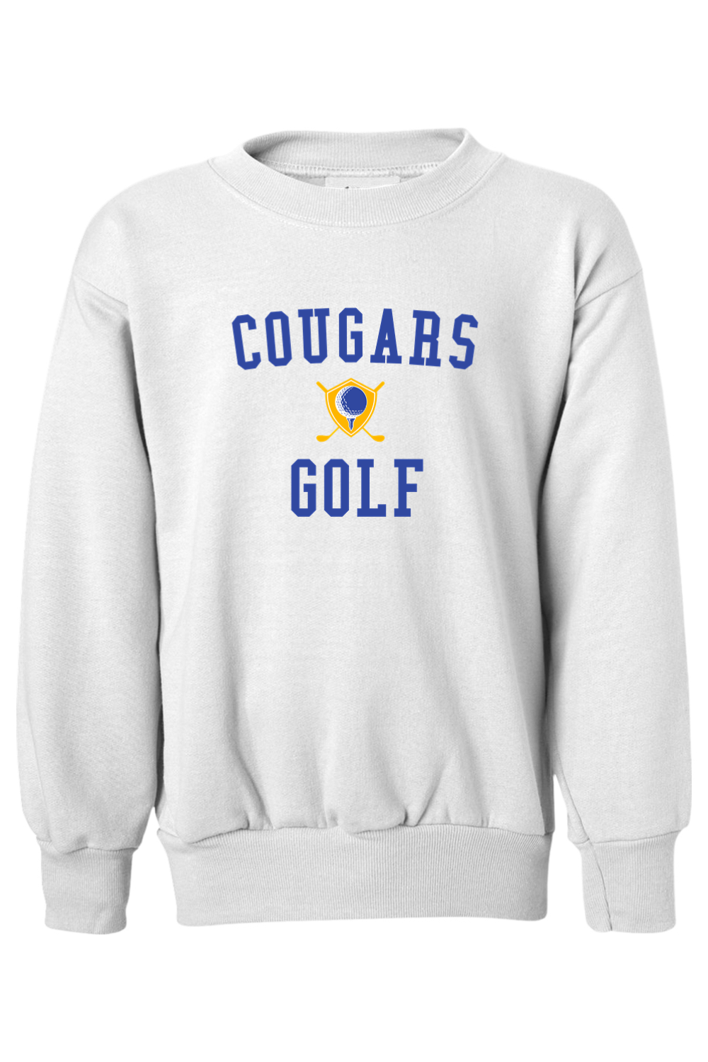 (YOUTH) Hanes Ecosmart Youth Crewneck Sweatshirt - Golf
