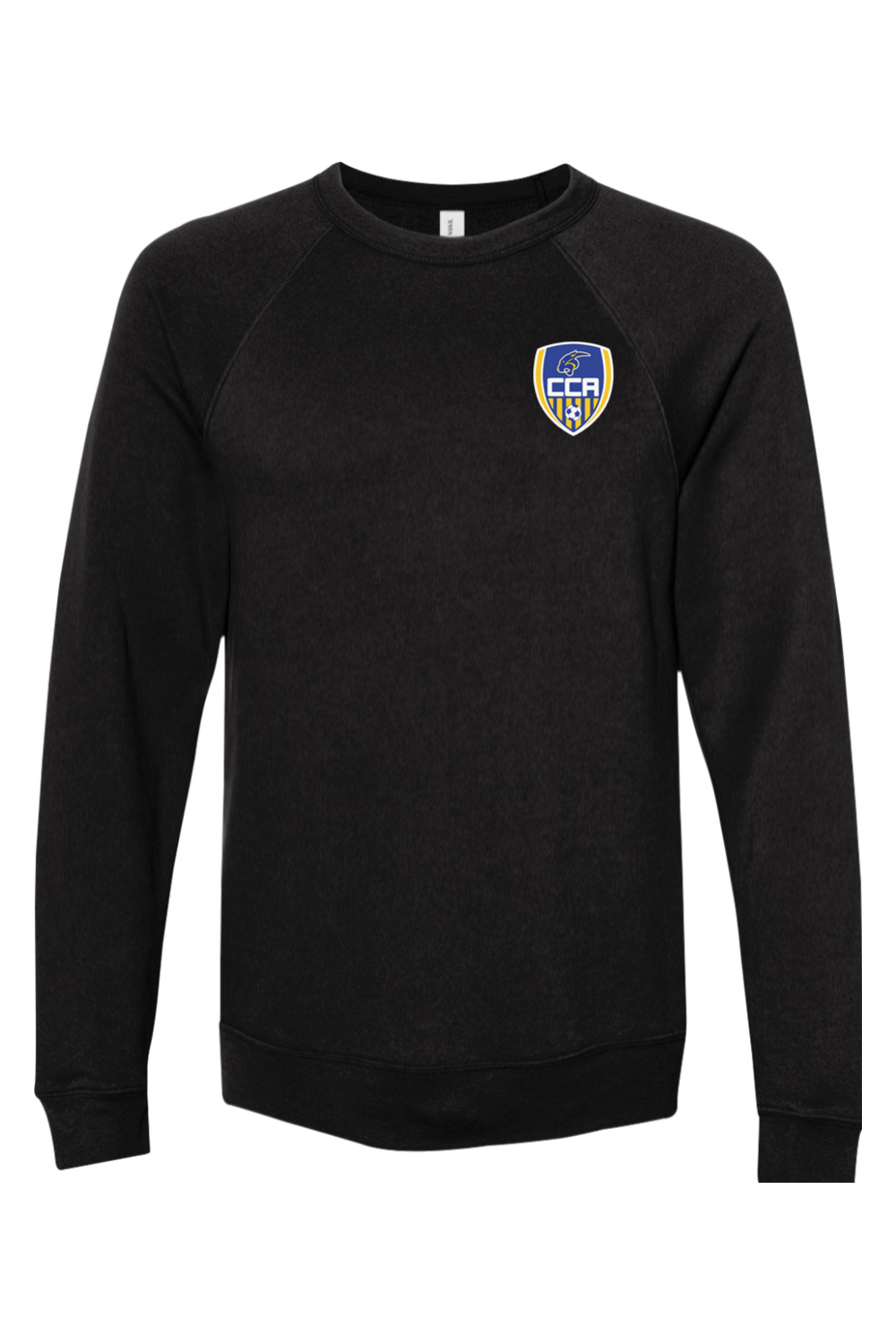 (ADULT) Bella + Canvas Sponge Fleece Raglan Crewneck Sweatshirt - Soccer