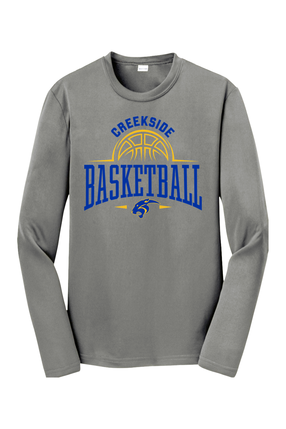 (YOUTH) Sport-Tek Long Sleeve Performance Tee - Basketball