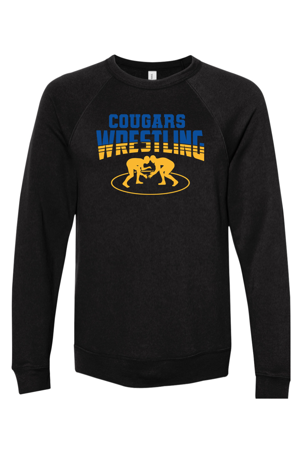 (ADULT) Bella + Canvas Sponge Fleece Raglan Crewneck Sweatshirt - Wrestling