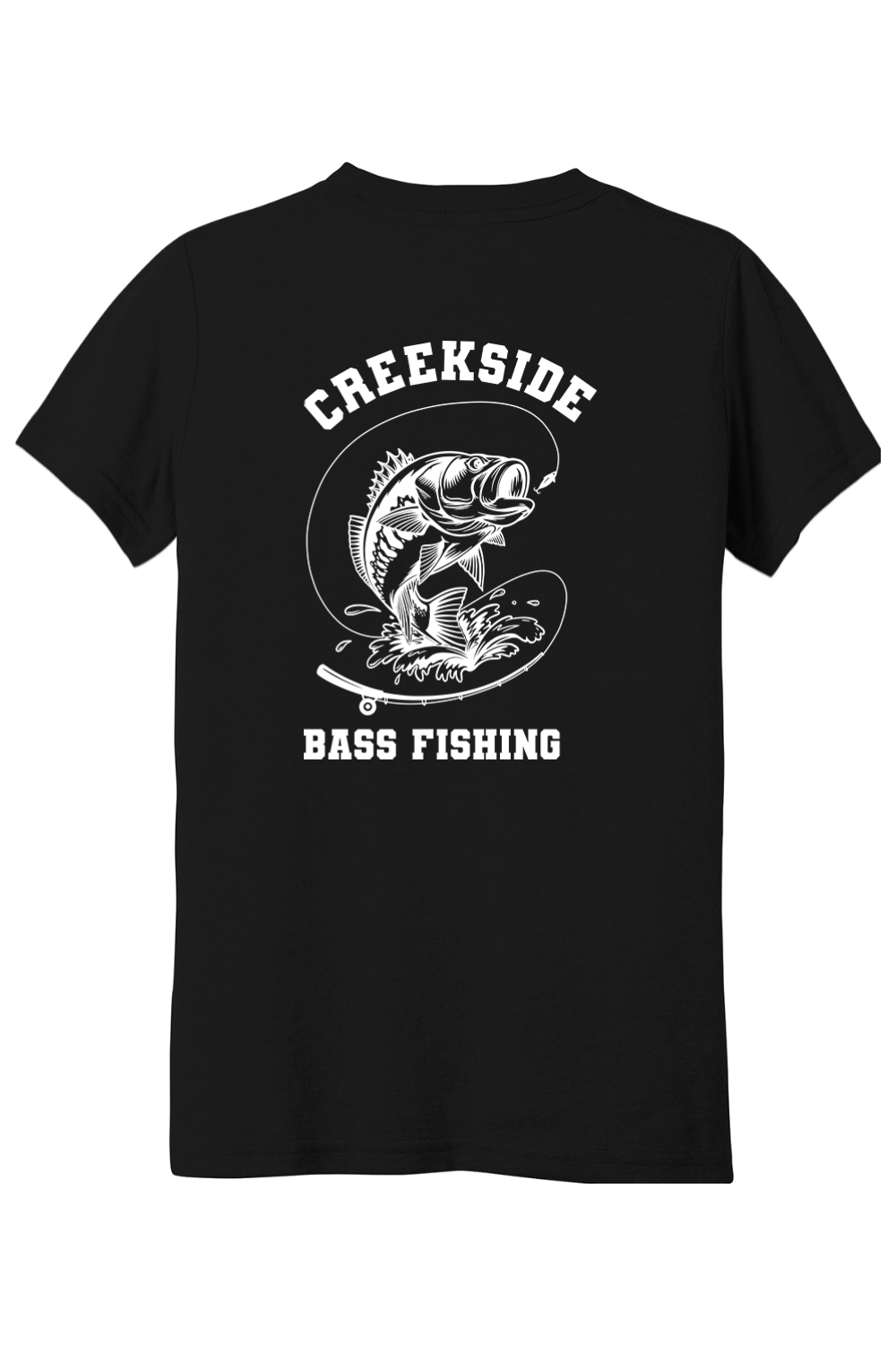 (YOUTH) BELLA+CANVAS Triblend Short Sleeve Tee - Bass Fishing