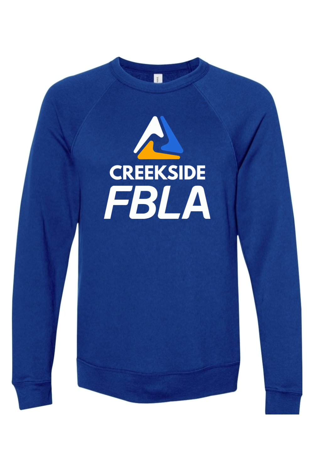 (ADULT) Bella + Canvas Sponge Fleece Raglan Crewneck Sweatshirt - FBLA