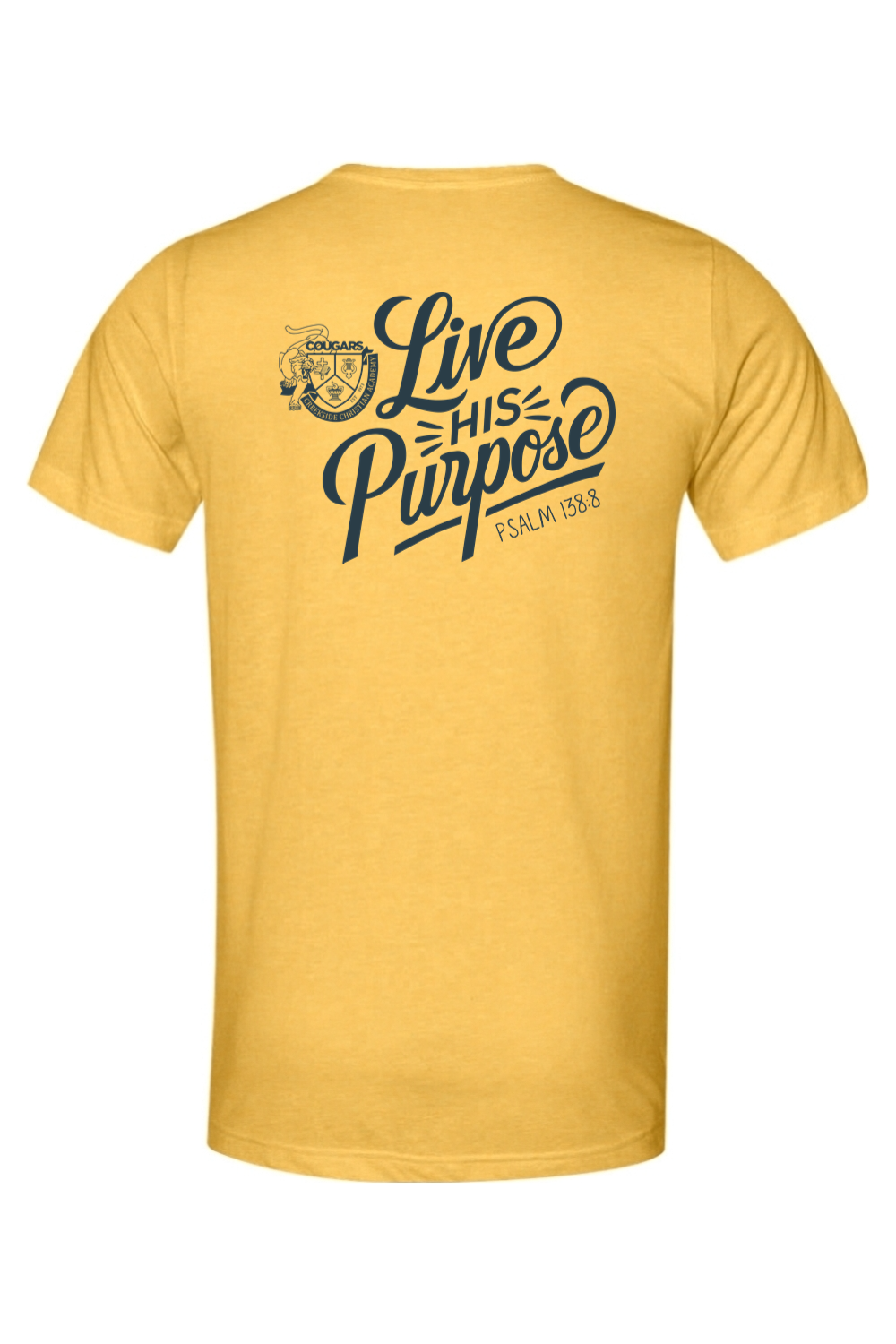 (ADULT) Bella + Canvas Triblend Short Sleeve Tee - Live His Purpose
