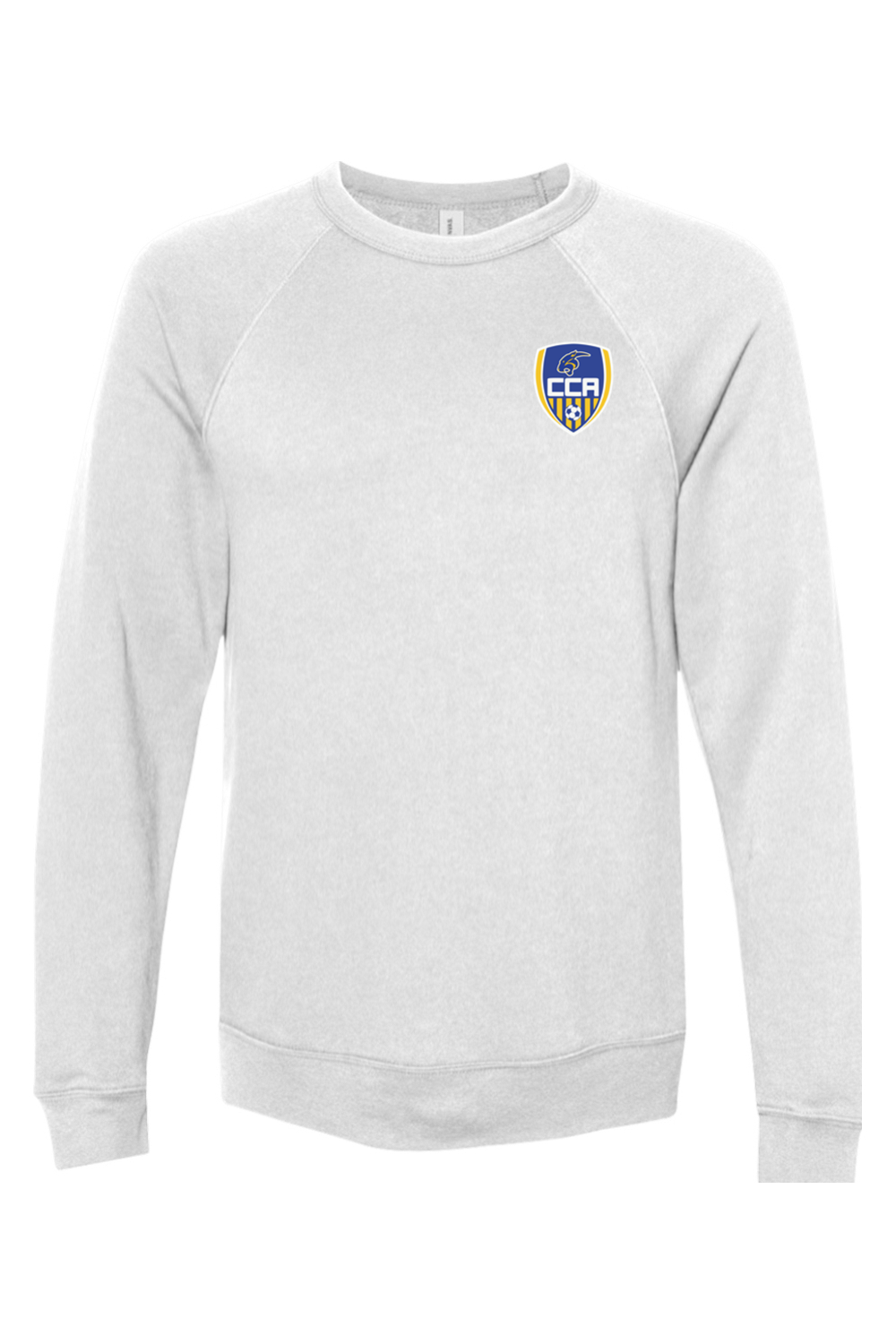 (ADULT) Bella + Canvas Sponge Fleece Raglan Crewneck Sweatshirt - Soccer