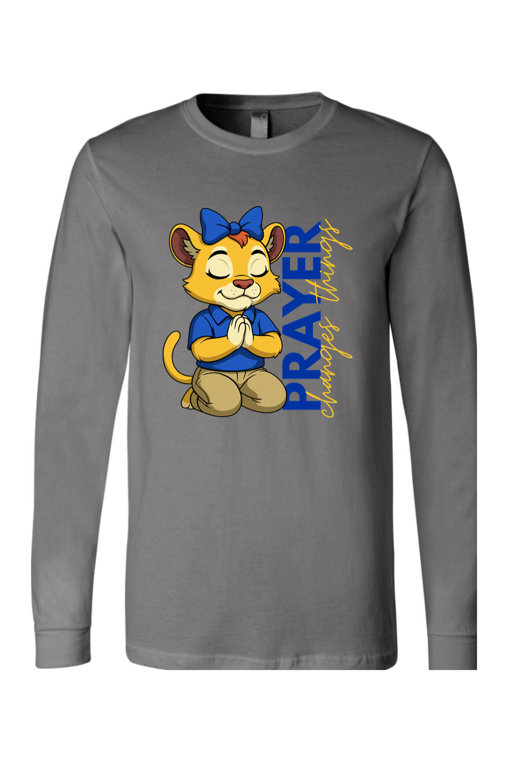 (ADULT) BELLA + CANVAS Unisex Jersey Long Sleeve Tee - Roary Prayer