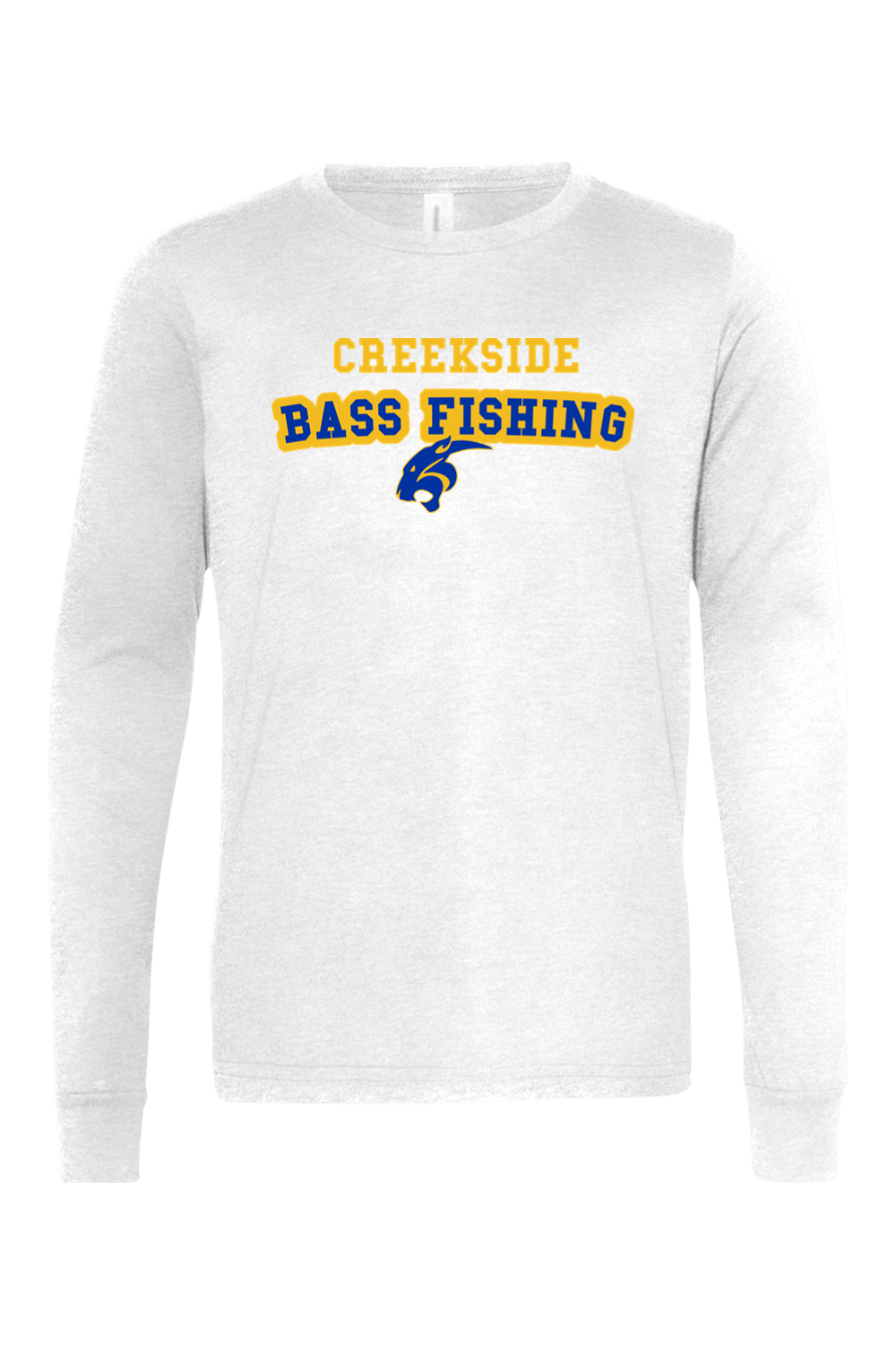 (YOUTH) BELLA + CANVAS Jersey Long Sleeve Tee - Bass Fishing