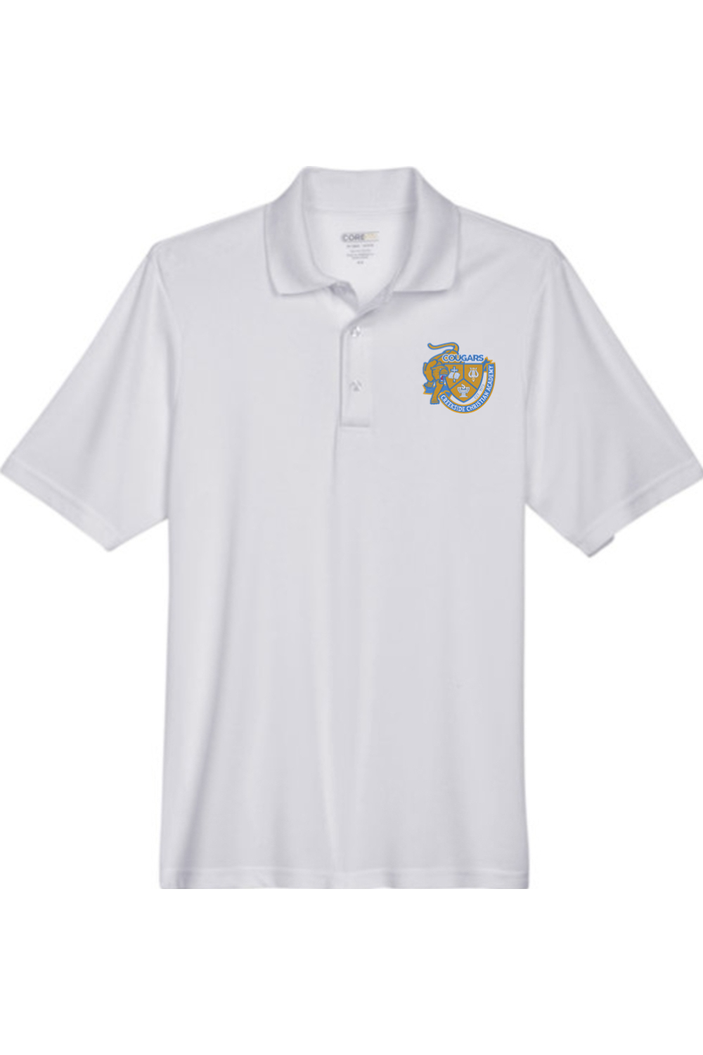 (ADULT) Embroidered CORE365 Men's Origin Performance Piqué Polo - Daily Wear