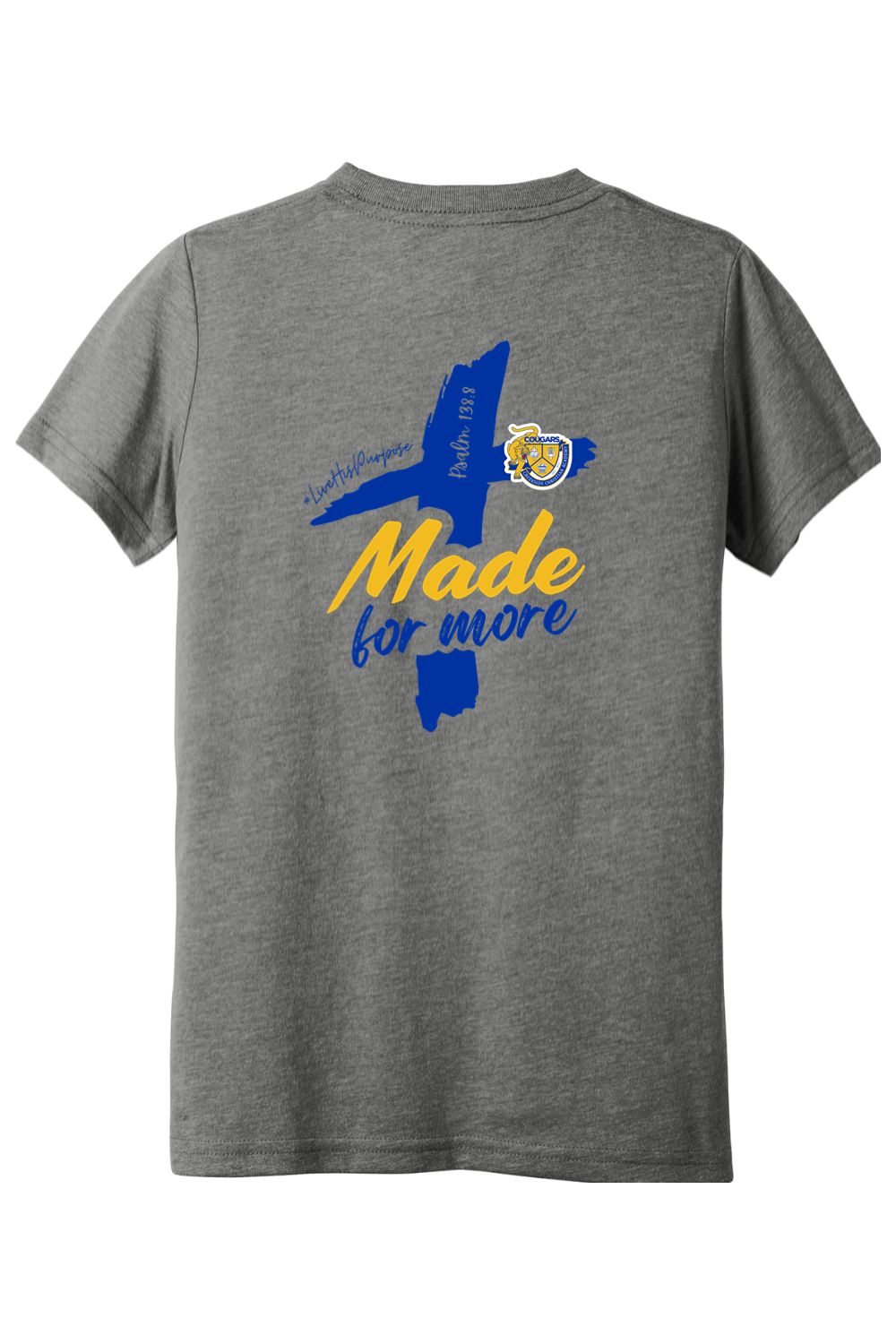 (YOUTH) BELLA+CANVAS Triblend Short Sleeve Tee - Made for More