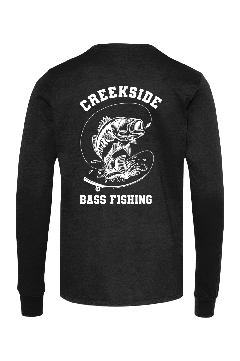 (YOUTH) BELLA + CANVAS Jersey Long Sleeve Tee - Bass Fishing