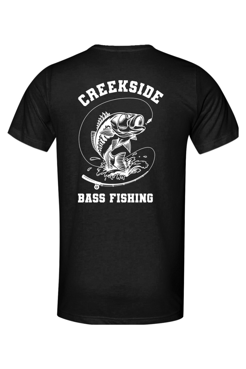 (ADULT) Bella + Canvas Triblend Short Sleeve Tee - Bass Fishing