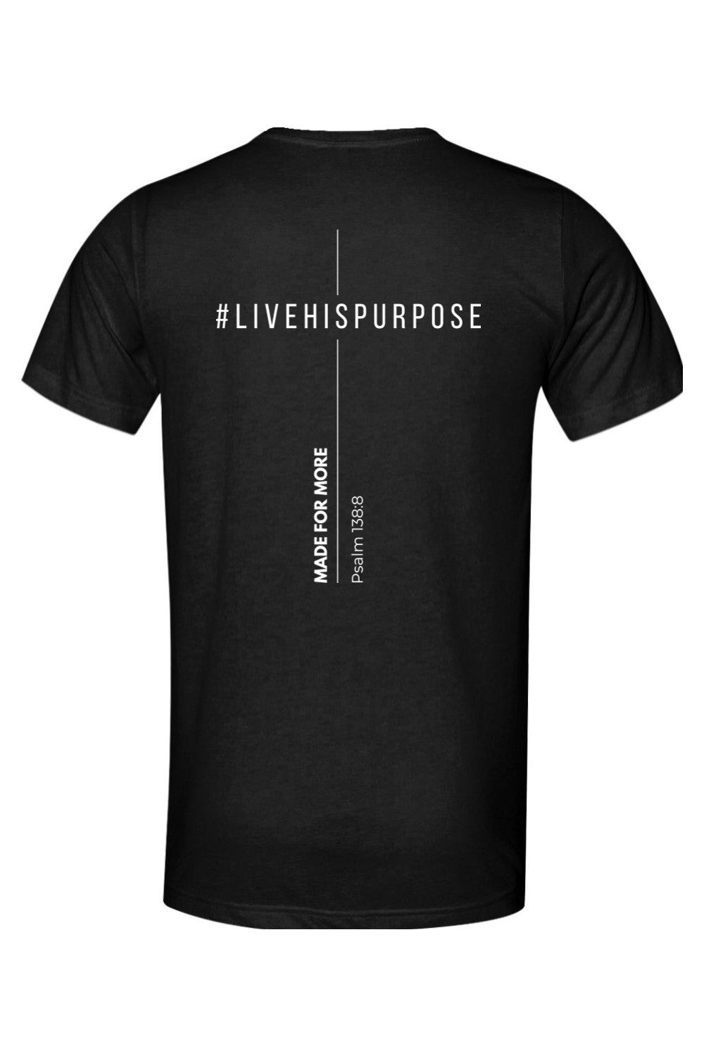 (ADULT) Bella + Canvas Triblend Short Sleeve Tee - #livehispurpose