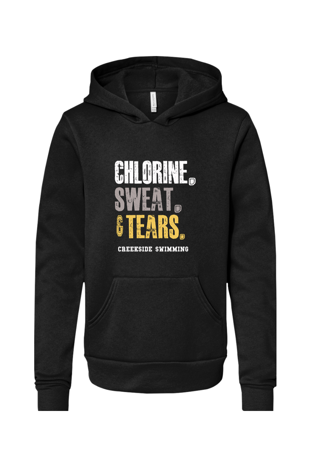 (YOUTH) Bella + Canvas Sponge Fleece Pullover Hoodie - Swimming