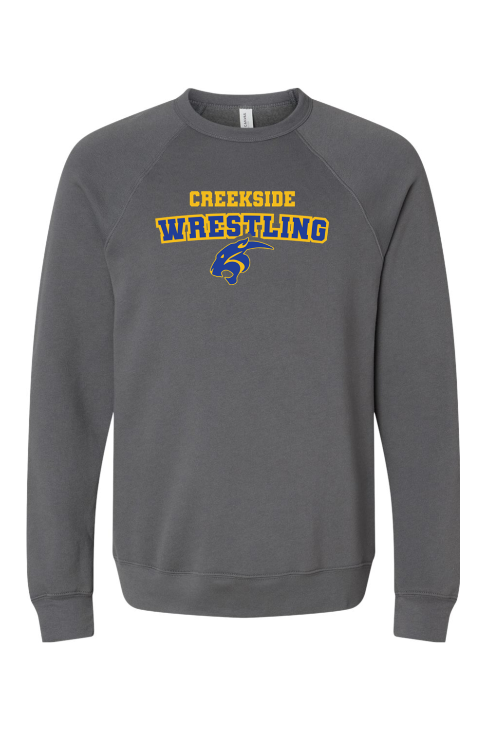 (ADULT) Bella + Canvas Sponge Fleece Raglan Crewneck Sweatshirt - Wrestling