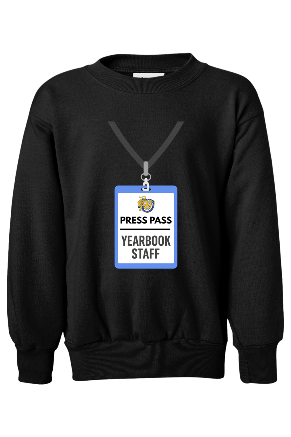 (YOUTH) Hanes Ecosmart Youth Crewneck Sweatshirt - Yearbook