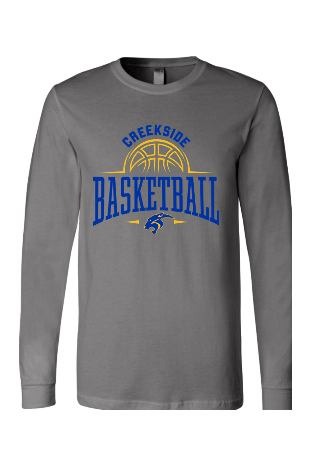 (ADULT) BELLA + CANVAS Unisex Jersey Long Sleeve Tee - Basketball
