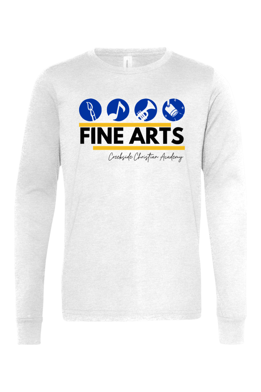 (YOUTH) BELLA + CANVAS Jersey Long Sleeve Tee - Fine Arts