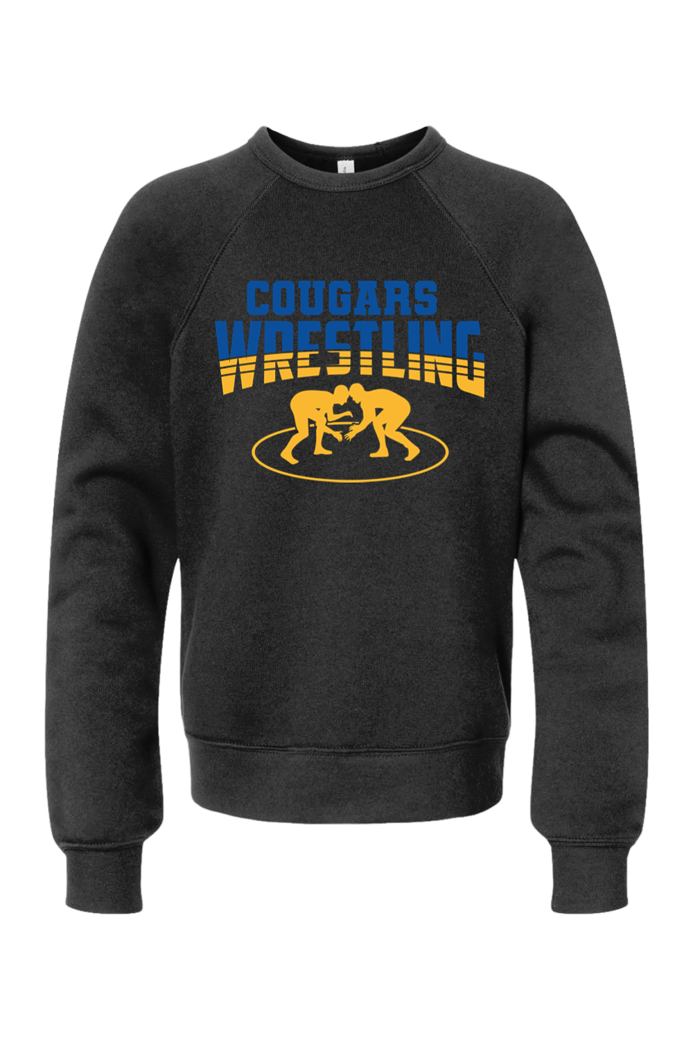 (YOUTH) BELLA + CANVAS Sponge Fleece Crewneck Sweatshirt - Wrestling