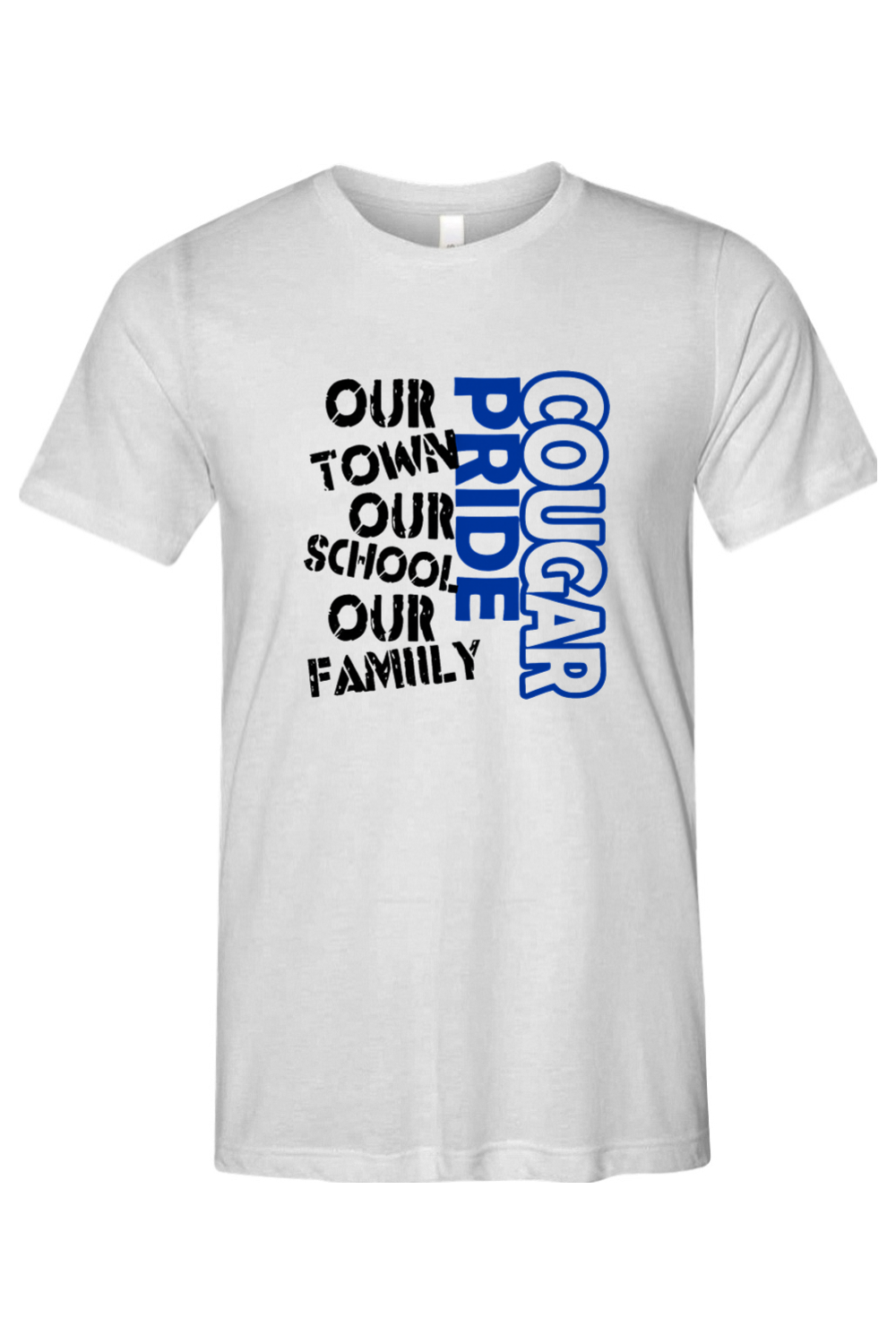 (ADULT) Bella + Canvas Triblend Short Sleeve Tee - Cougar Pride