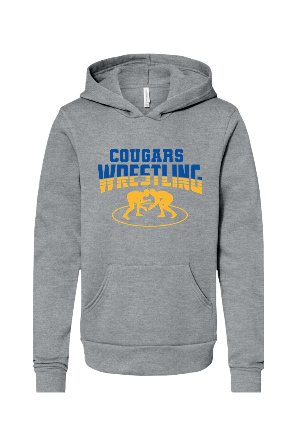 (YOUTH) Bella + Canvas Sponge Fleece Pullover Hoodie - Wrestling