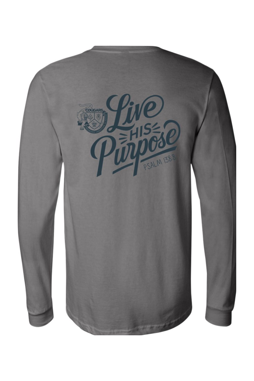 (ADULT) BELLA + CANVAS Unisex Jersey Long Sleeve Tee - Live His Purpose