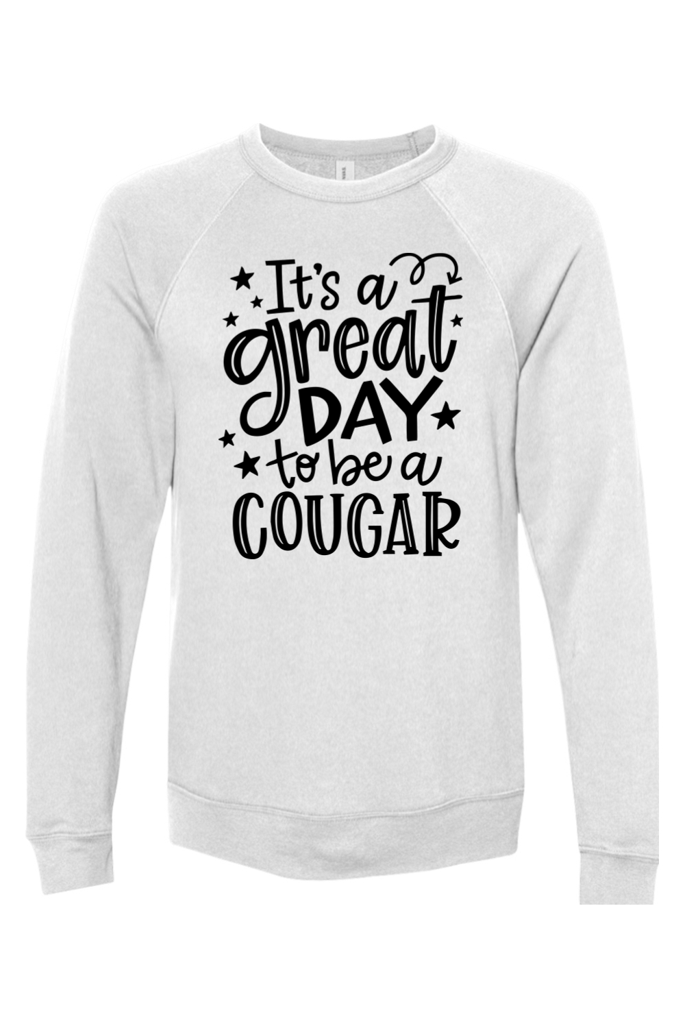 (ADULT) Bella + Canvas Sponge Fleece Raglan Crewneck Sweatshirt - Great Day