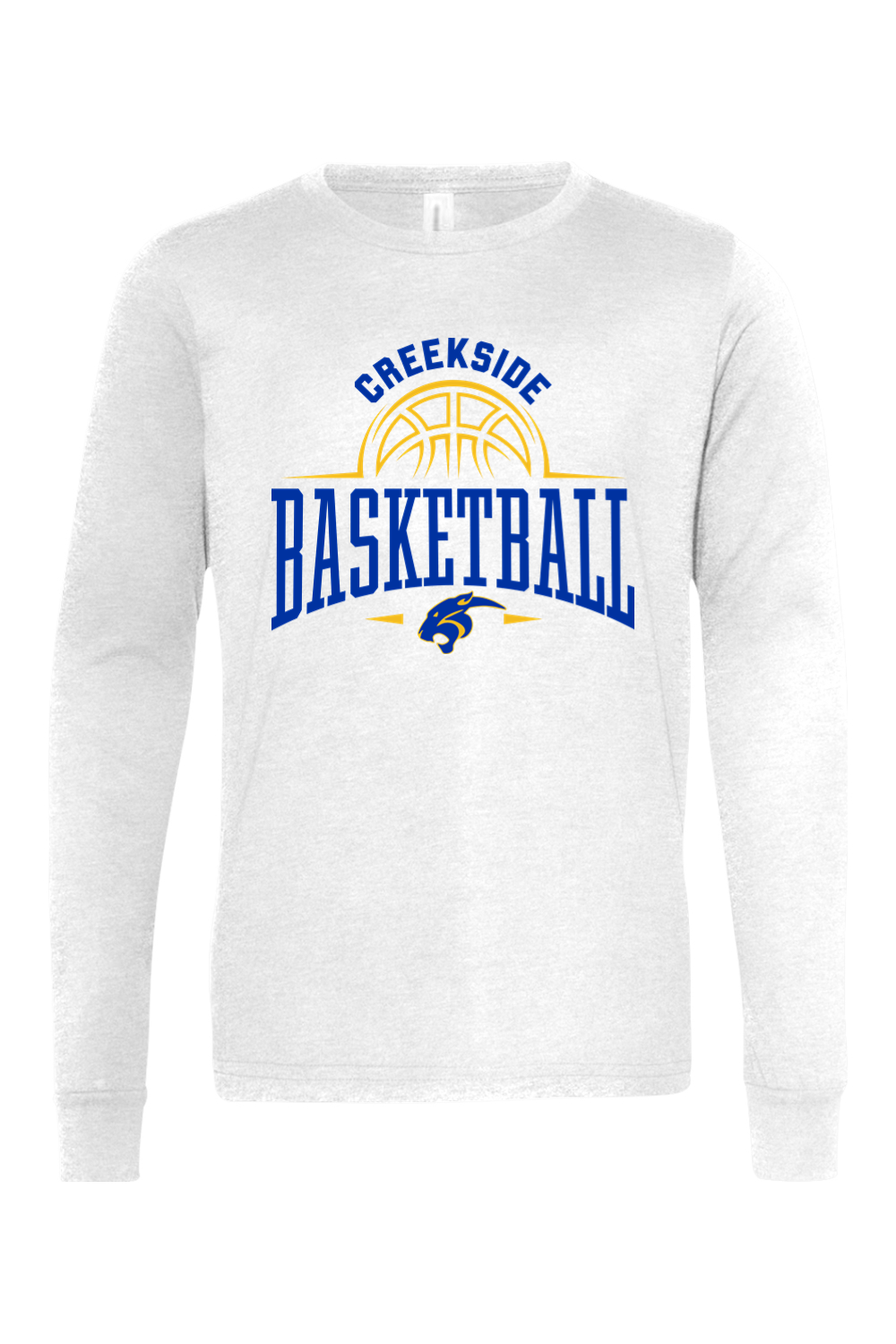 (YOUTH) BELLA + CANVAS Jersey Long Sleeve Tee - Basketball