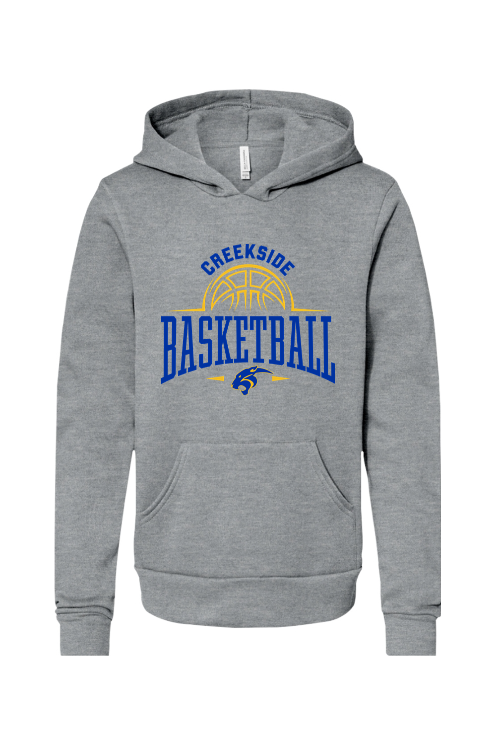 (YOUTH) Bella + Canvas  Sponge Fleece Pullover Hoodie - Basketball