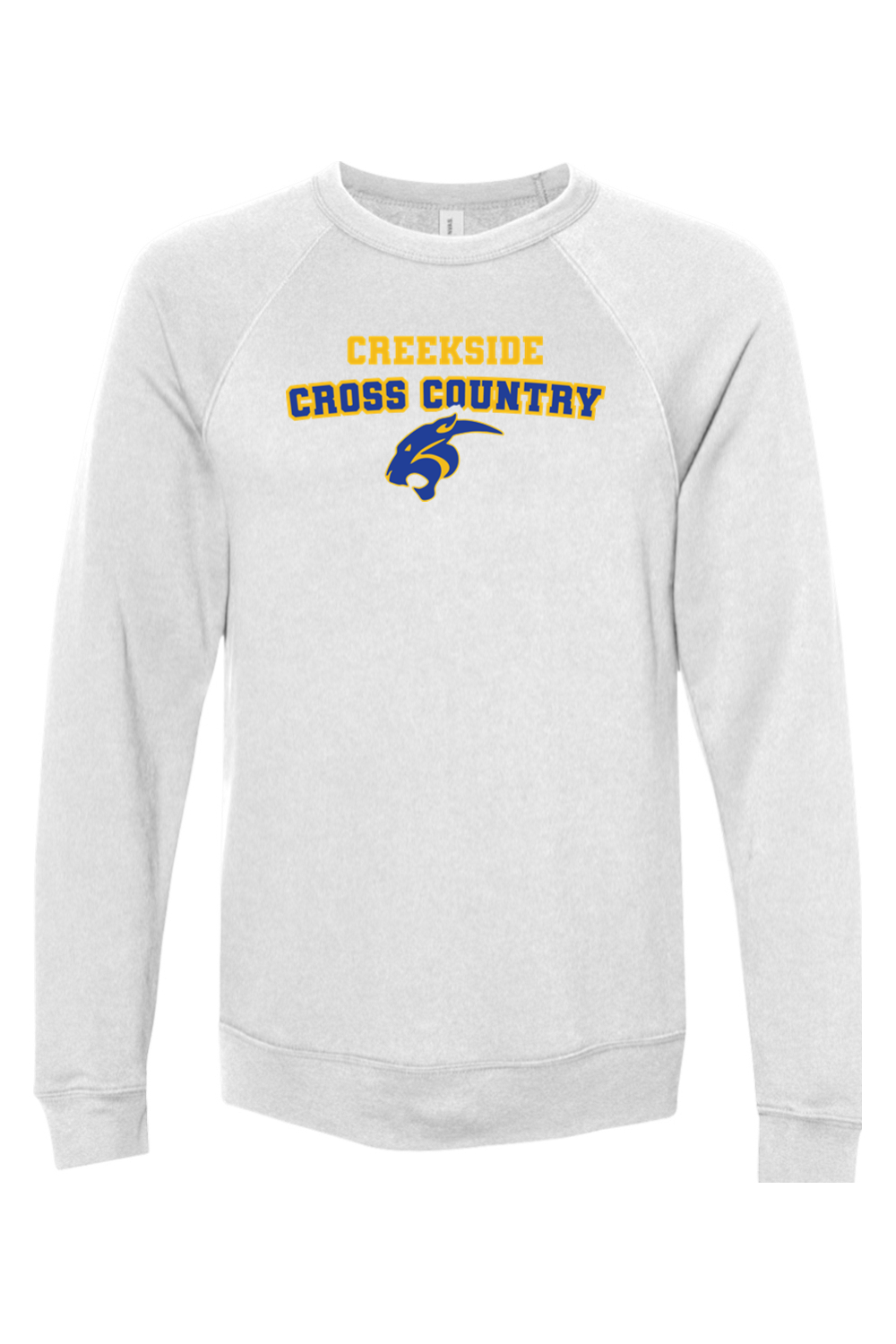 (ADULT) Bella + Canvas Sponge Fleece Raglan Crewneck Sweatshirt - Cross Country