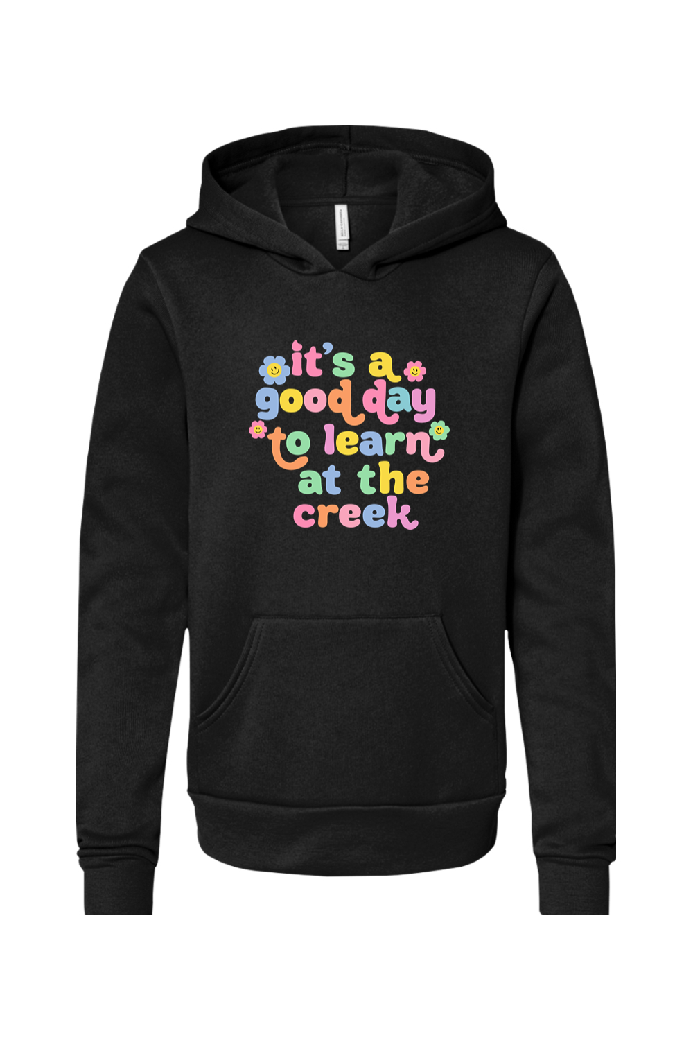 (YOUTH) Bella + Canvas Sponge Fleece Pullover Hoodie - A Good Day to Learn