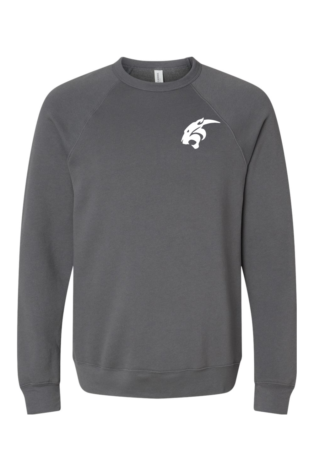 (ADULT) Bella + Canvas Sponge Fleece Raglan Crewneck Sweatshirt - Bass Fishing