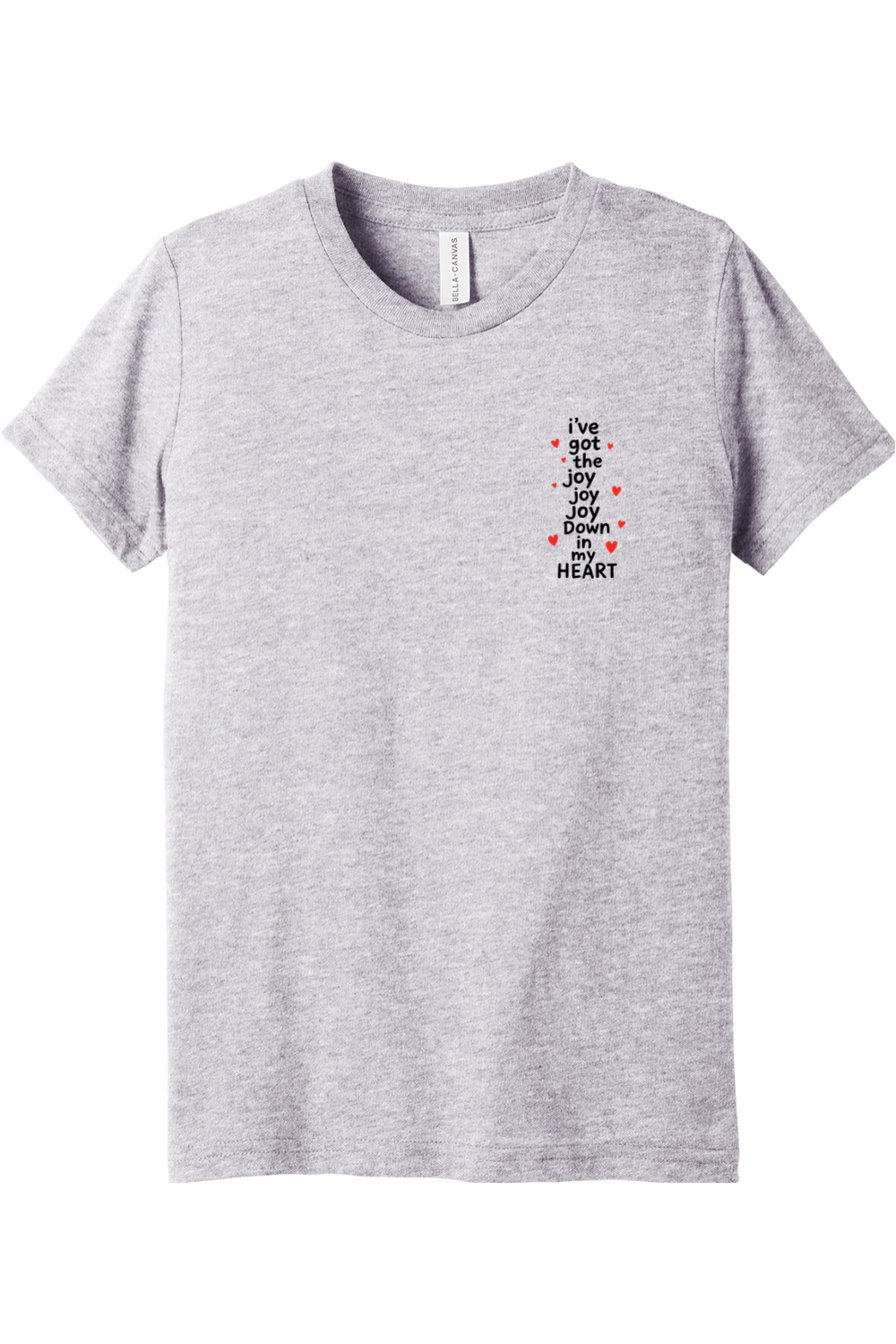 (YOUTH) BELLA+CANVAS Triblend Short Sleeve Tee - Joy