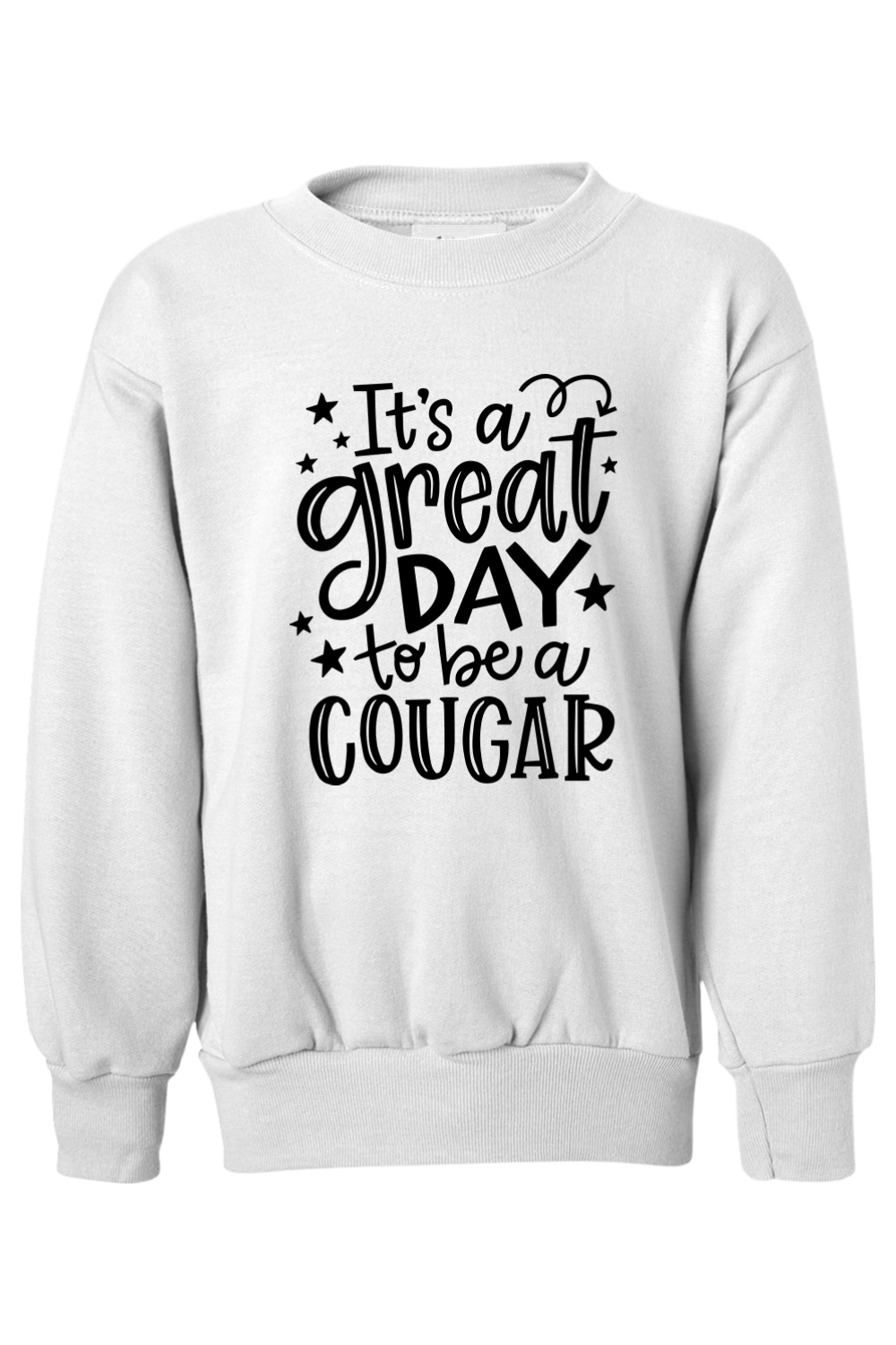 (YOUTH) Hanes Ecosmart Youth Crewneck Sweatshirt - Great Day