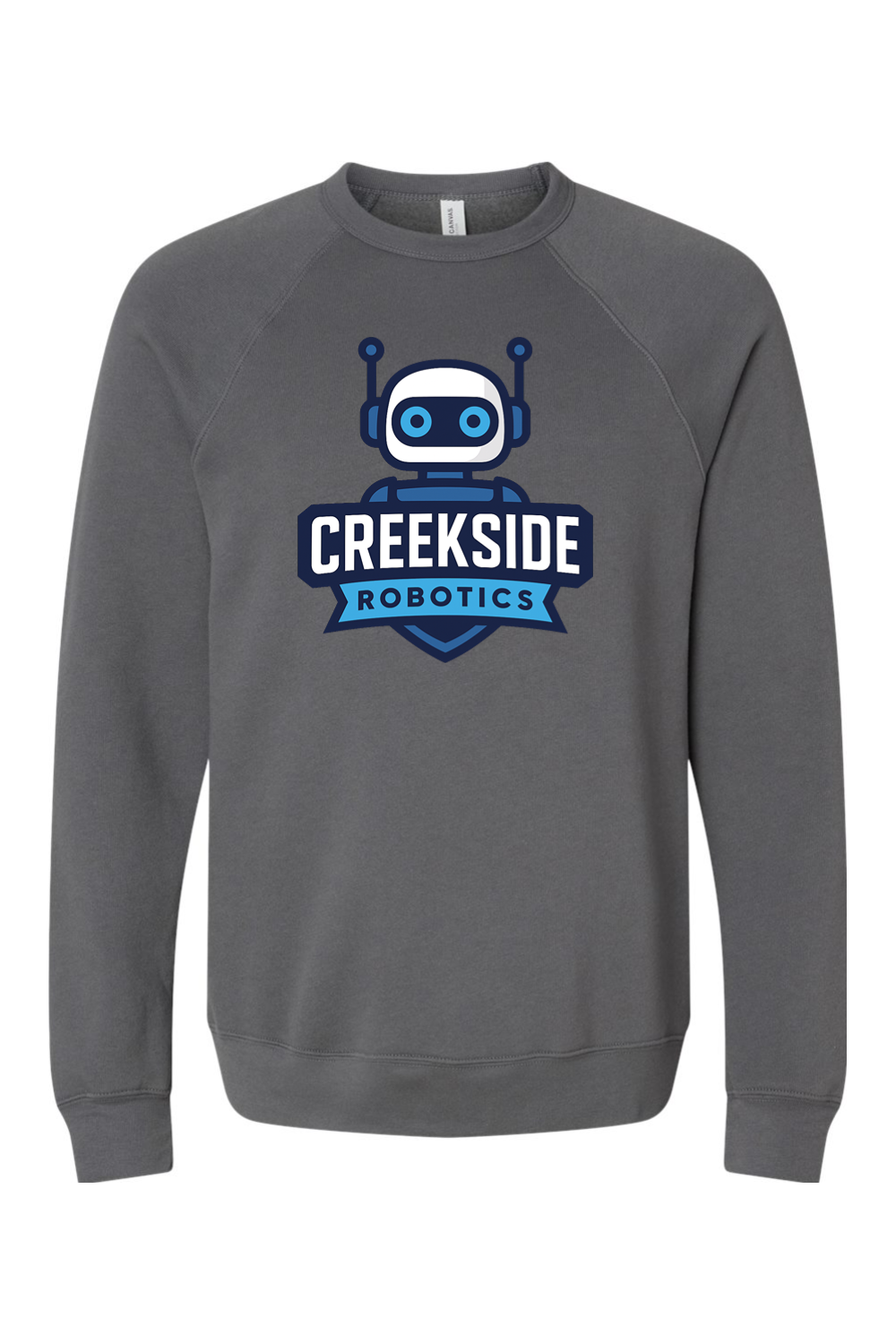 (ADULT) Bella + Canvas Sponge Fleece Raglan Crewneck Sweatshirt - Robotics