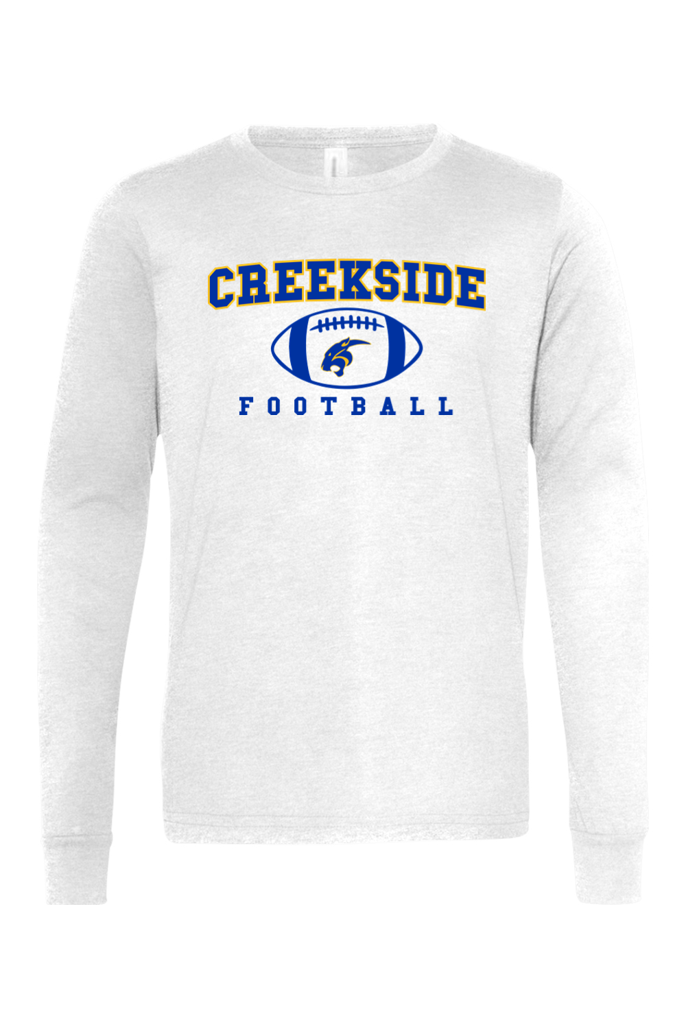 (YOUTH) BELLA + CANVAS Jersey Long Sleeve Tee - Football