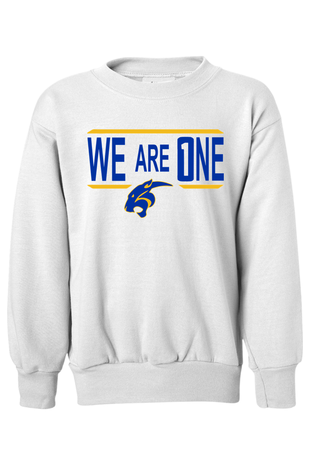 (YOUTH) Hanes Ecosmart Youth Crewneck Sweatshirt - We Are One