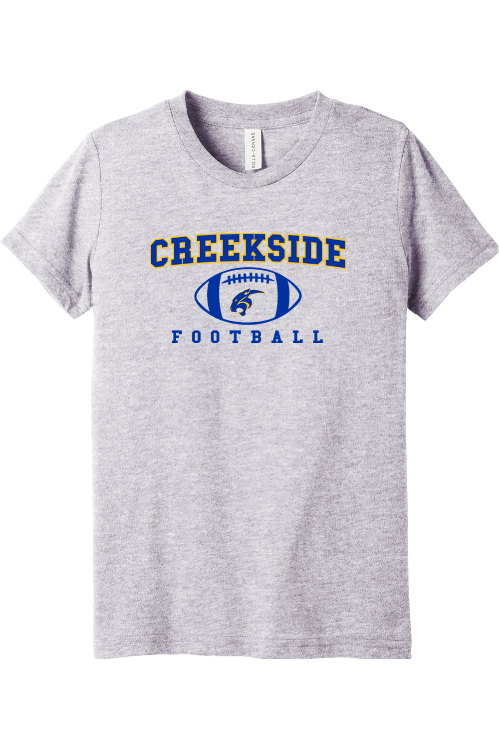 (YOUTH) BELLA+CANVAS Triblend Short Sleeve Tee - Football