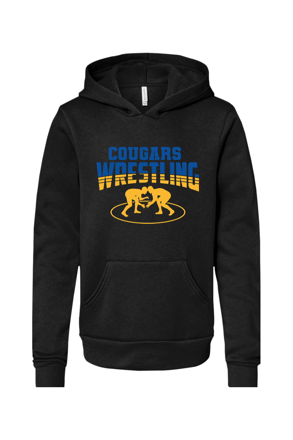 (YOUTH) Bella + Canvas Sponge Fleece Pullover Hoodie - Wrestling