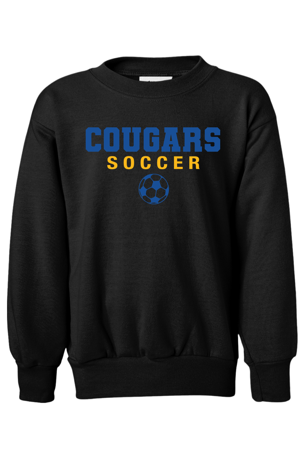 (YOUTH) Hanes Ecosmart Youth Crewneck Sweatshirt - Soccer