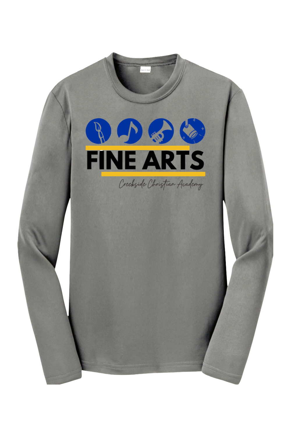 (YOUTH) Sport-Tek Long Sleeve Performance Tee - Fine Arts