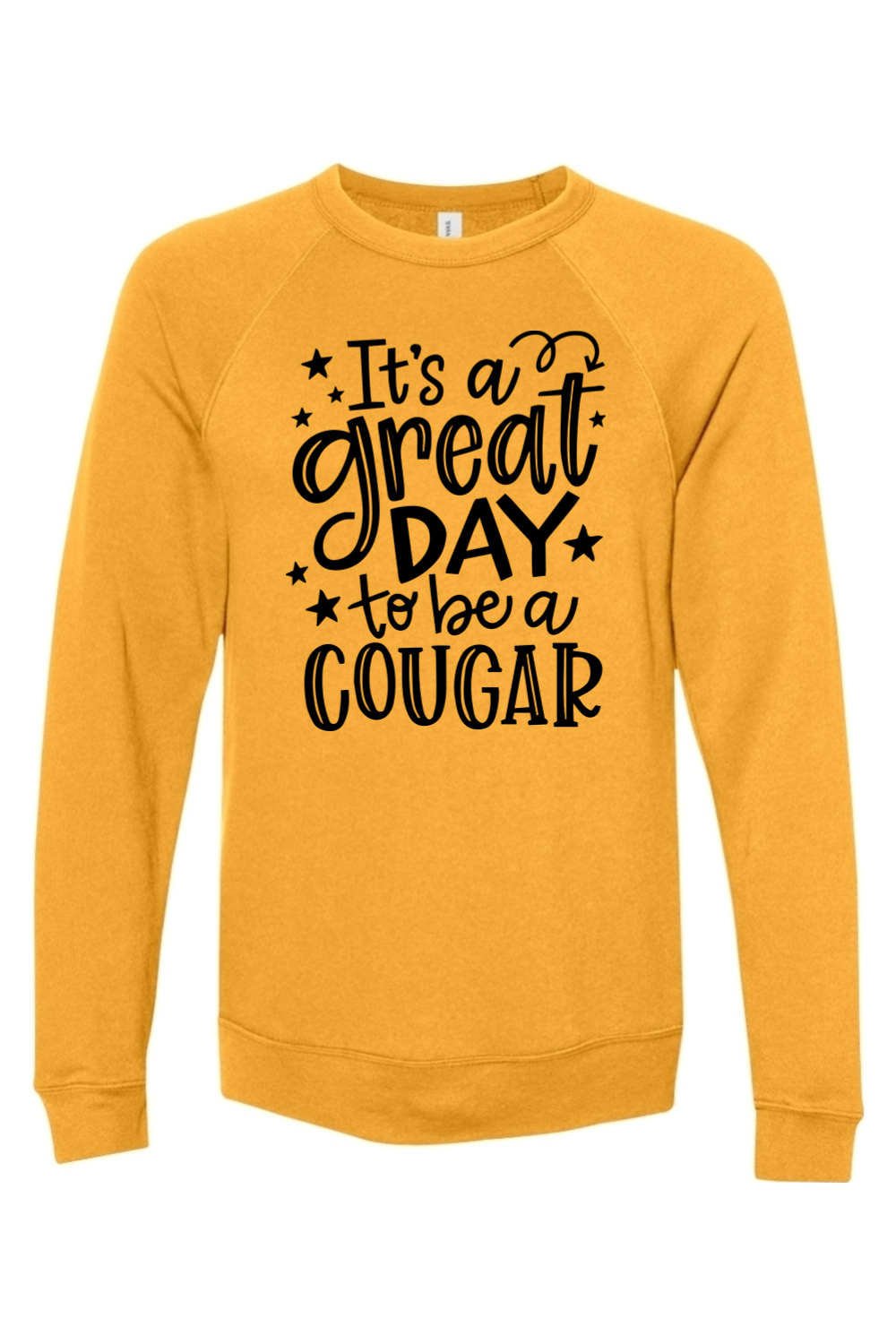 (ADULT) Bella + Canvas Sponge Fleece Raglan Crewneck Sweatshirt - Great Day