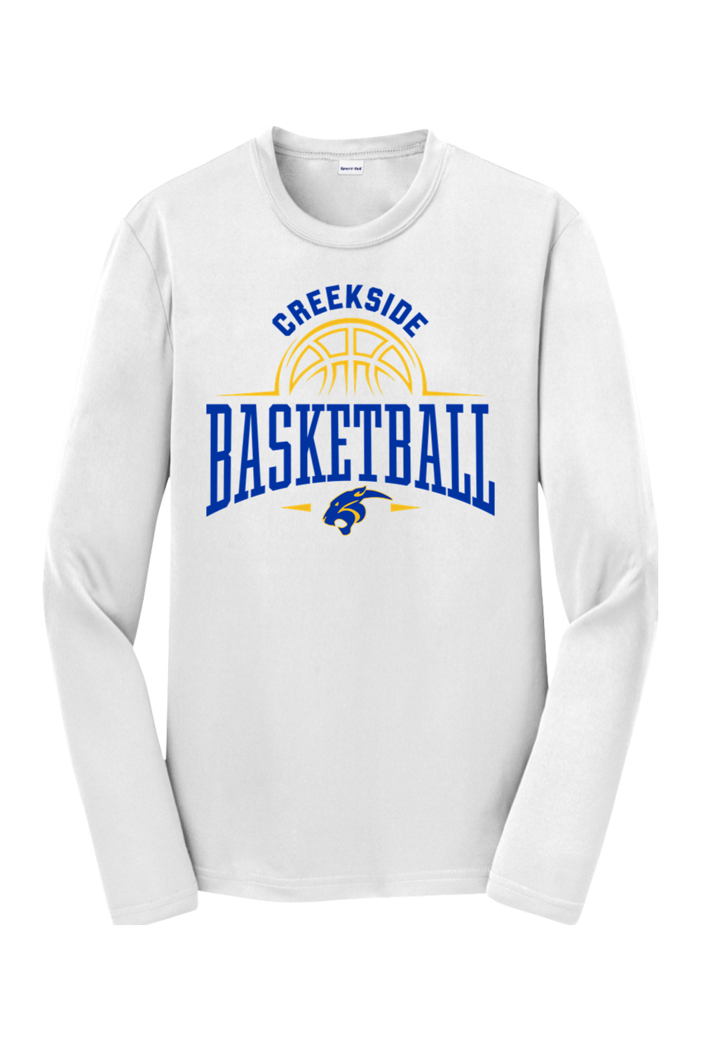 (YOUTH) Sport-Tek Long Sleeve Performance Tee - Basketball
