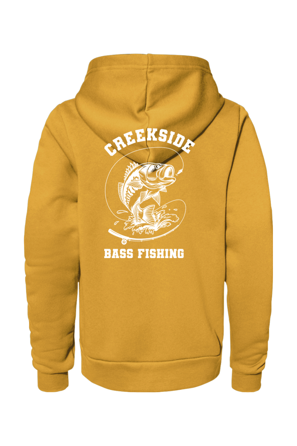 (YOUTH) Bella + Canvas Sponge Fleece Pullover Hoodie - Bass Fishing